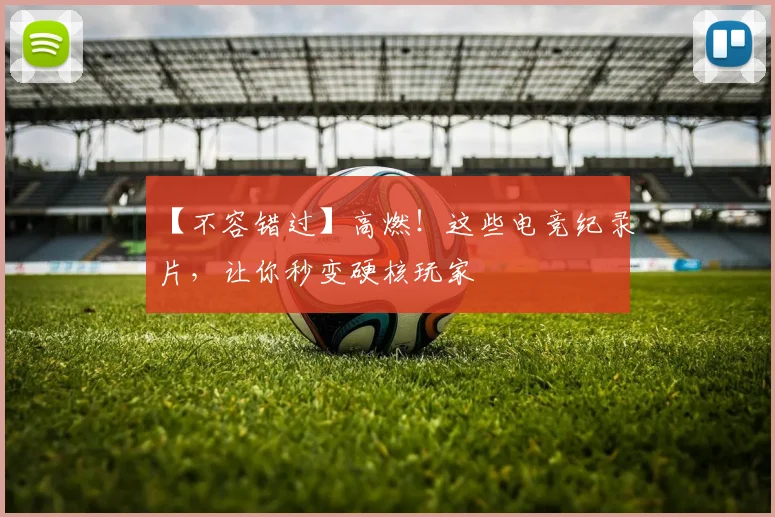 【不容错过】高燃!这些电竞纪录片,让你秒变硬核玩家