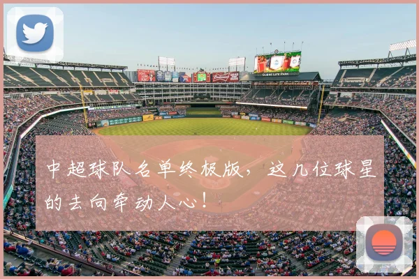 中超球队名单终极版，这几位球星的去向牵动人心！